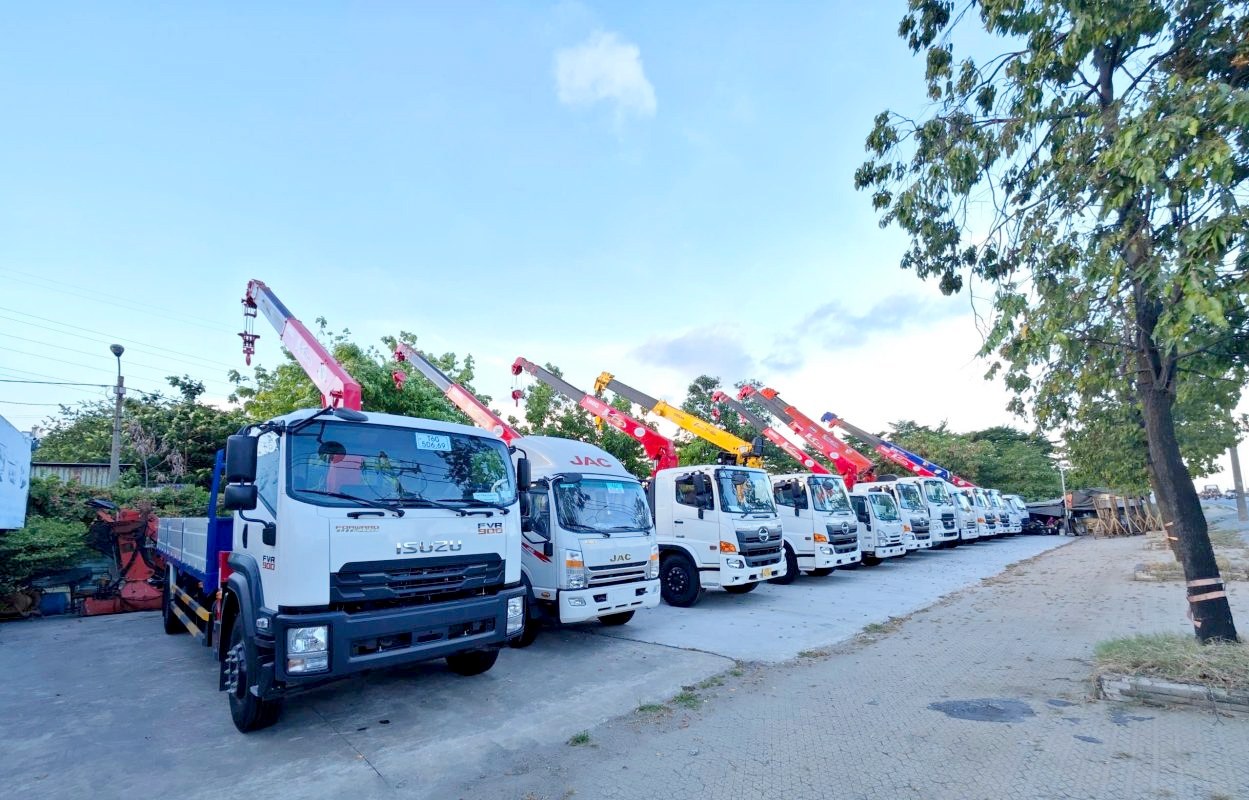 Cẩu kéo Bình Thuận Khánh Dương - Dịch vụ cho thuê xe cẩu kéo hàng đầu tại Bình Thuận